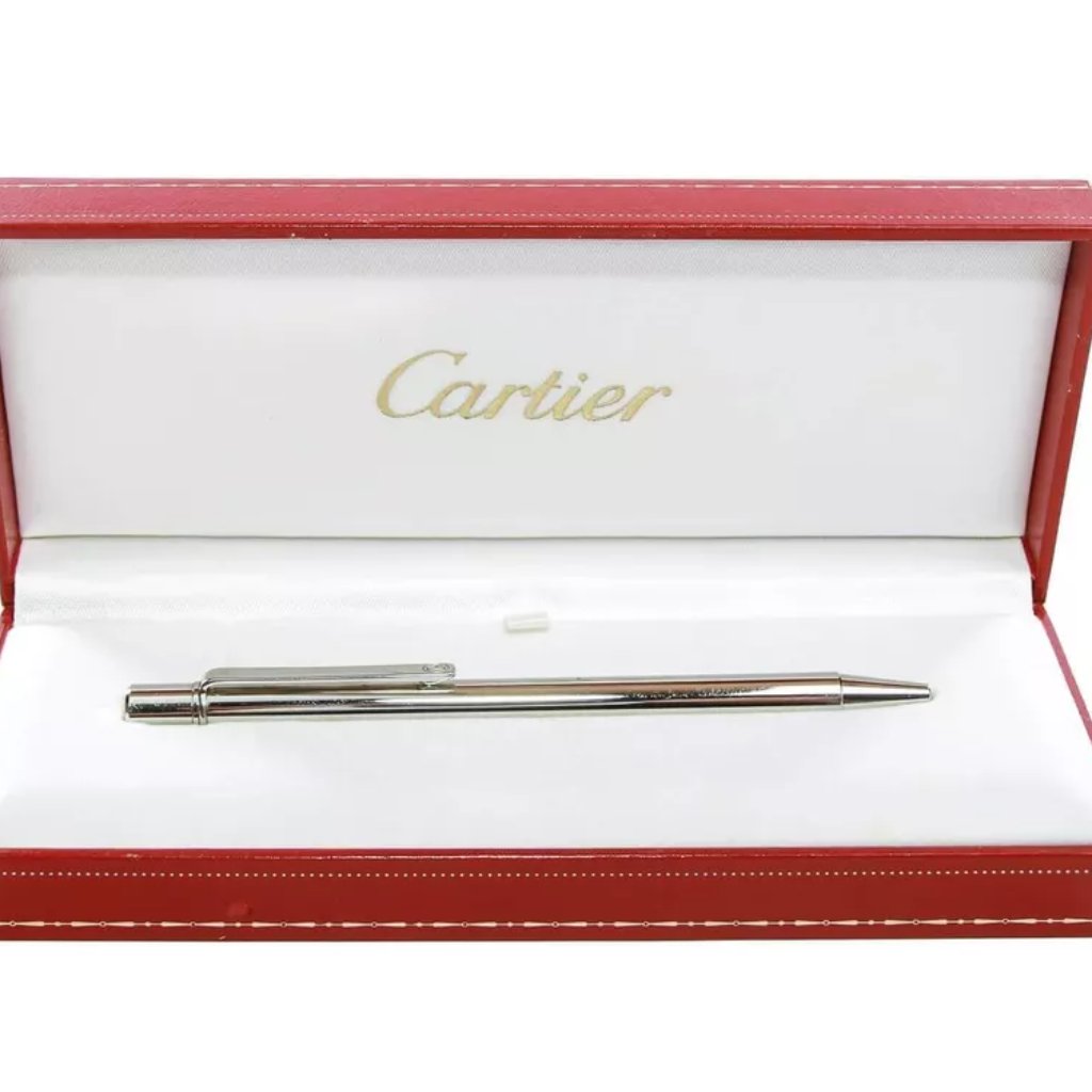 Authentic Cartier Stylo Bille Must Ii Ballpoint Pen M Size